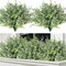 8-Pack Artificial Greenery Stems – Fake Eucalyptus and Boxwood Plants for Farmhouse, Bathroom, Office, Vase Centerpiece, Indoor & Outdoor Decoration (Dusty Green)
